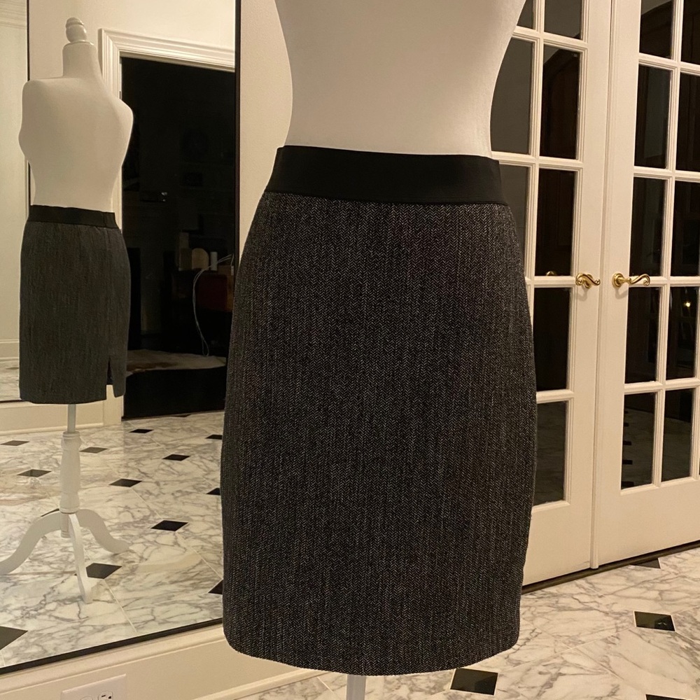 Express Herringbone Skirt